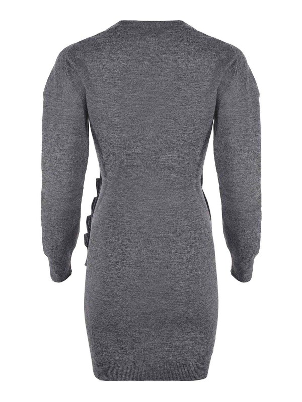 The Best Shops Philosophy di Lorenzo Serafini: ニーレングスドレス - 膝丈ドレス - グレー