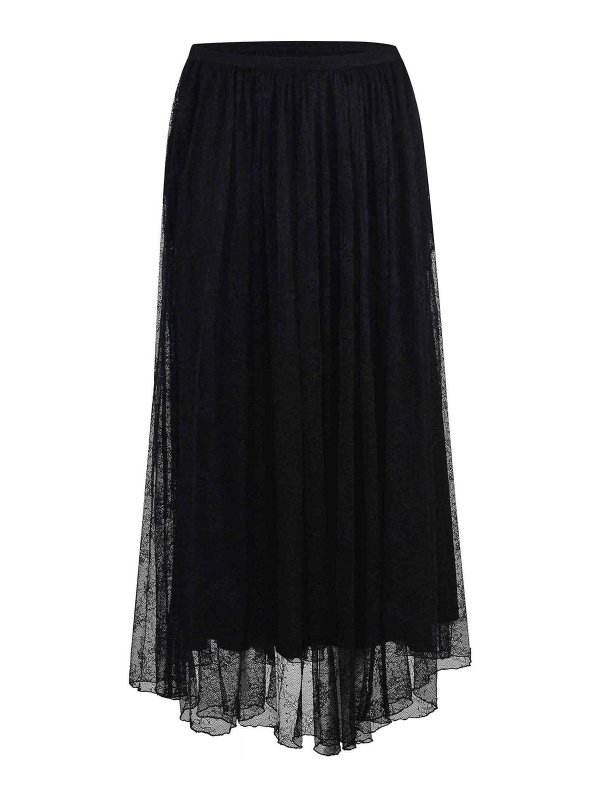 ROTATE Birger Christensen: Jupes midi et au genou - Jupe Midi - Noir