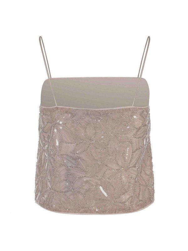 The Best Shops ROTATE Birger Christensen: Tops & Tank tops - Top Made With Sequins