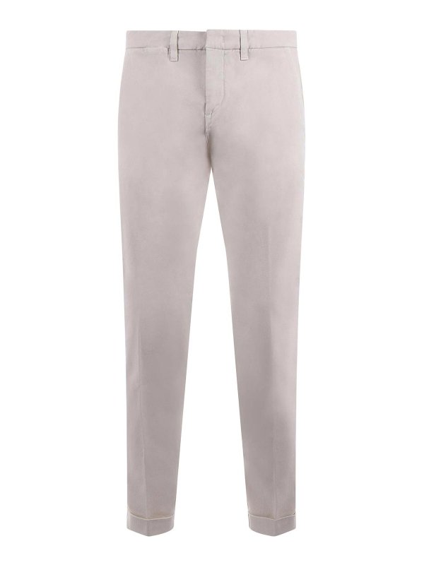 FAY: Pantalons casual - Pantalons Décontractés - Blanc