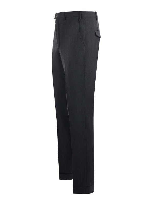 PT TORINO: Pantalons casual online - Pantalons Décontractés - Gris