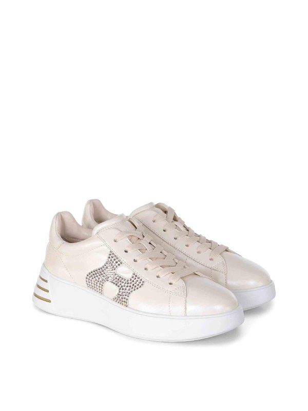 HOGAN: Chaussures de sport online - Baskets - Beige