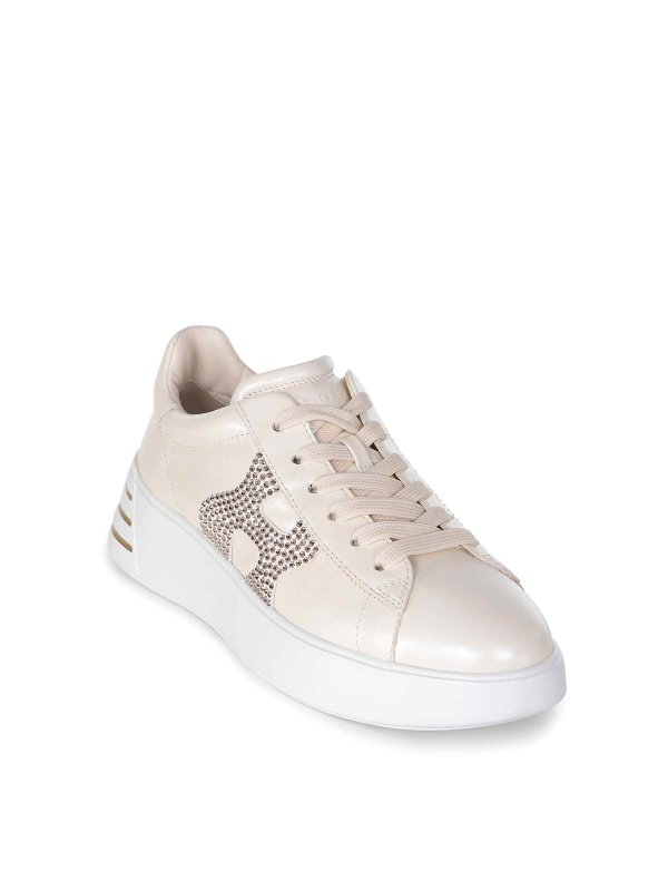 The Best Shops HOGAN: Chaussures de sport - Baskets - Beige