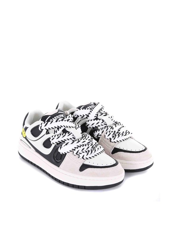 BARROW: trainers online - Sneakers In Leather And Suede