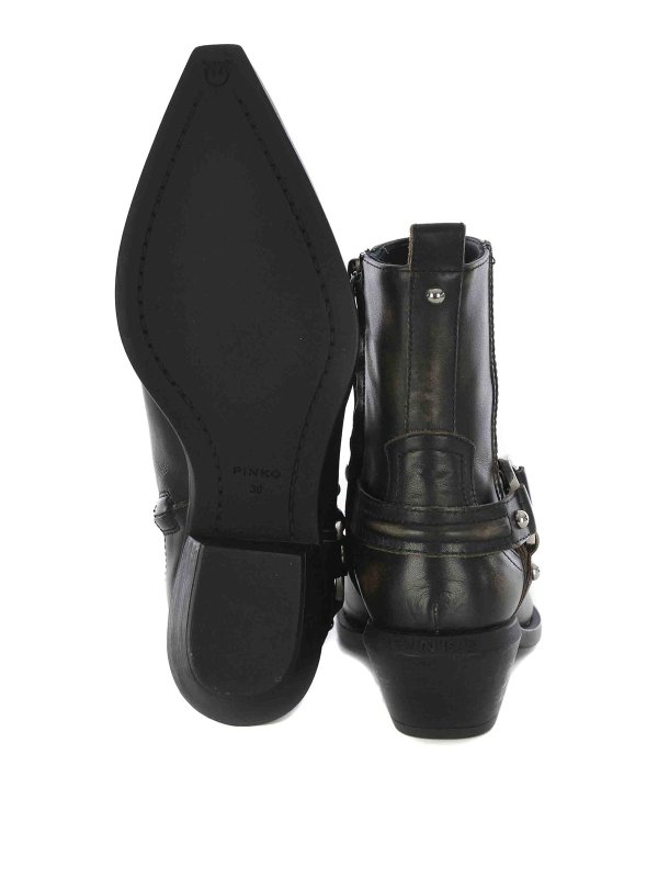 Pinko buy online Texan Boots in Leather