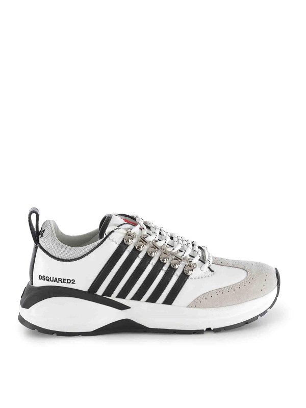 スニーカー D SQUARED2 White leather sneakers (SNW031801506721 M072) Dsquared2 Sneakers in Leather - White - Men