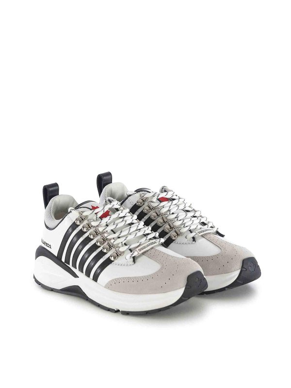 DSQUARED2: sneakers online - Sneaker fatte in pelle