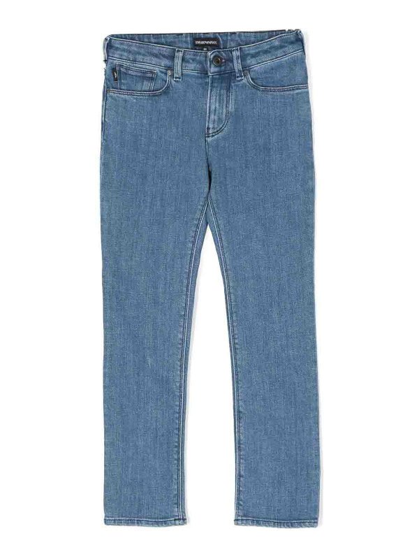 EMPORIO ARMANI: Pantalons casual - Pantalons Décontractés - Bleu