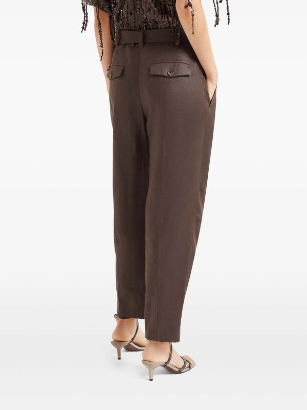 ショートパンツ - ブラウン shop online: BRUNELLO CUCINELLI