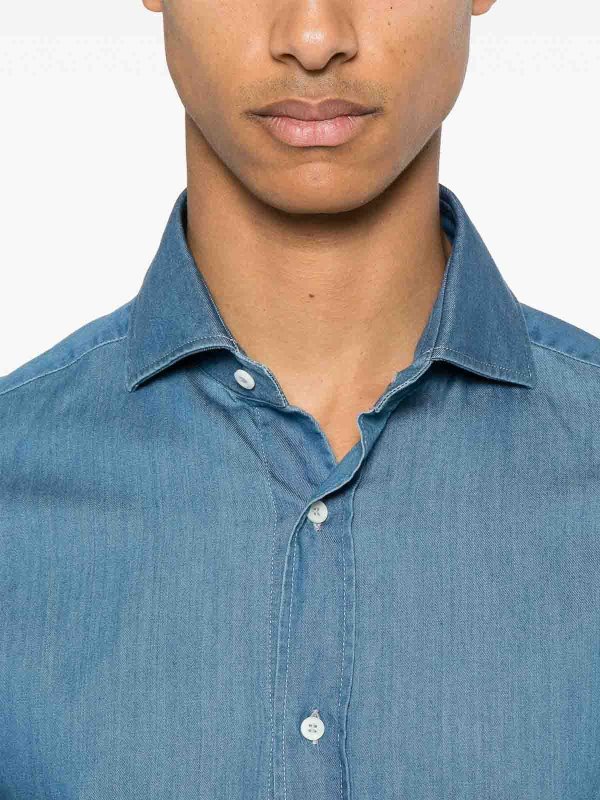 BRUNELLO CUCINELLI buy online Hemd - Denim