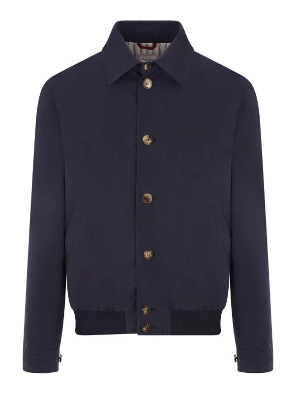 Brunello Cucinelli Jacket - Dark Blue - Men | MY4196407C1086
