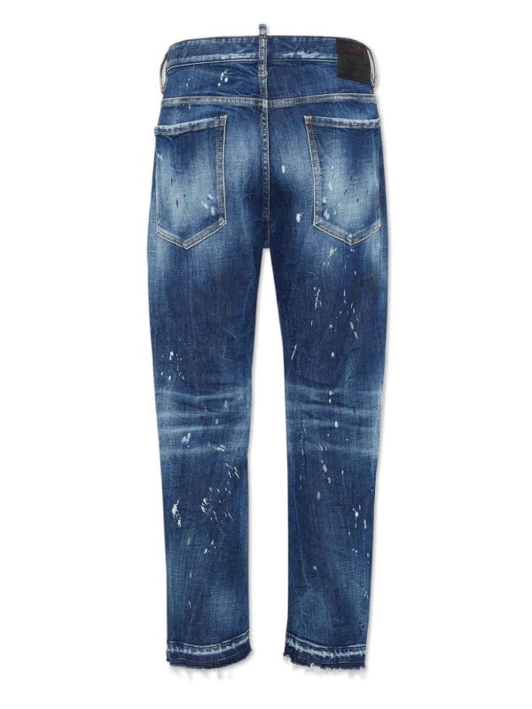 DSQUARED2: ブーツカットジーンズ online - ブーツカットジーンズ - ブルー