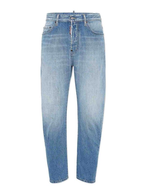 DSQUARED2: jeans dritti, a sigaretta - Pantaloni