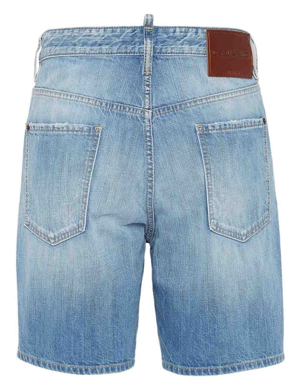 DSQUARED2: Hosen Shorts online - Shorts - Helles Jeansblau