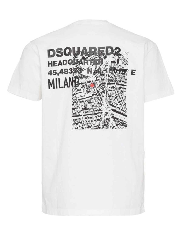 DSQUARED2: Camisetas online - Camiseta - Blanco