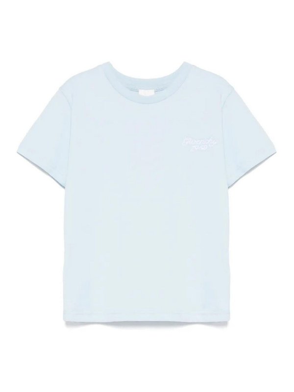 GIVENCHY: Camisetas - Camiseta - Azul Claro