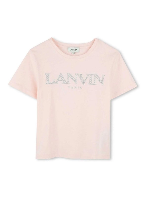 LANVIN: T-shirts - T-Shirt - Rose Clair