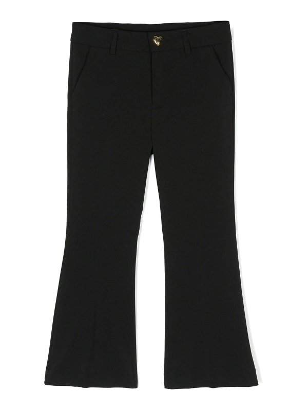 Moschino Kids: トラウザーショーツ - ショートパンツ - 黒