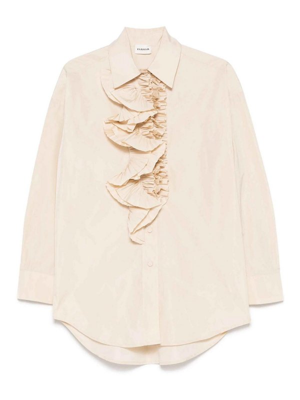 P.A.R.O.S.H.: Hemden - Hemd - Beige