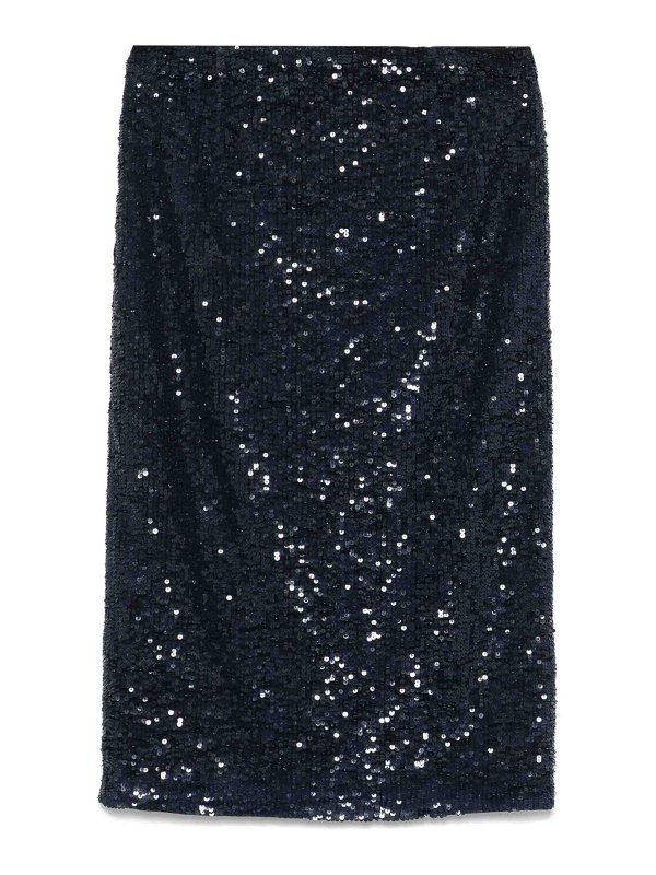 P.A.R.O.S.H.: ニーレングススカート＆ミディ丈 - 膝丈/ミディスカート - ブルー