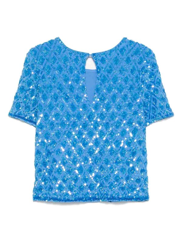 P.A.R.O.S.H.: トップス＆タンクトップ online - トップ/タンクトップ - ブルー