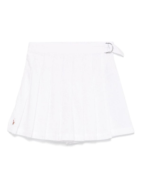 RALPH LAUREN: ニーレングススカート＆ミディ丈 - 膝丈/ミディスカート - 白