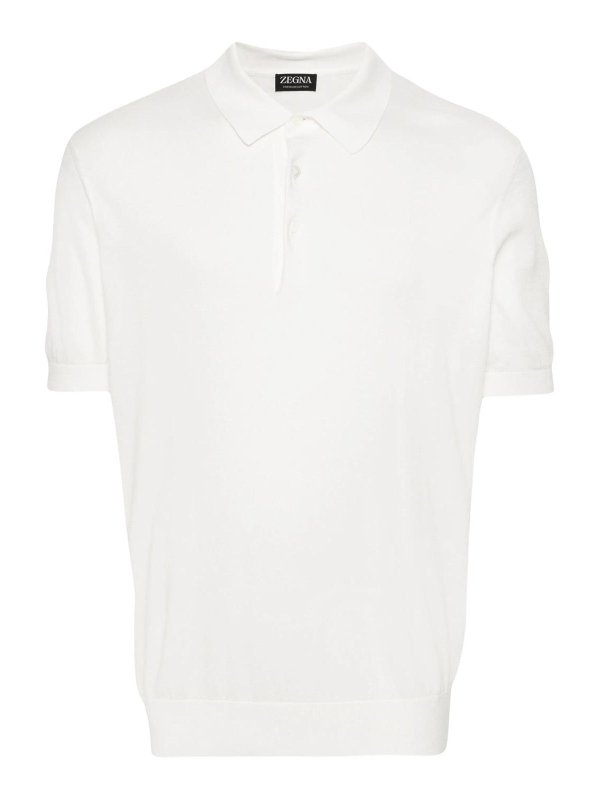 ZEGNA: ポロシャツ - ポロシャツ - 白