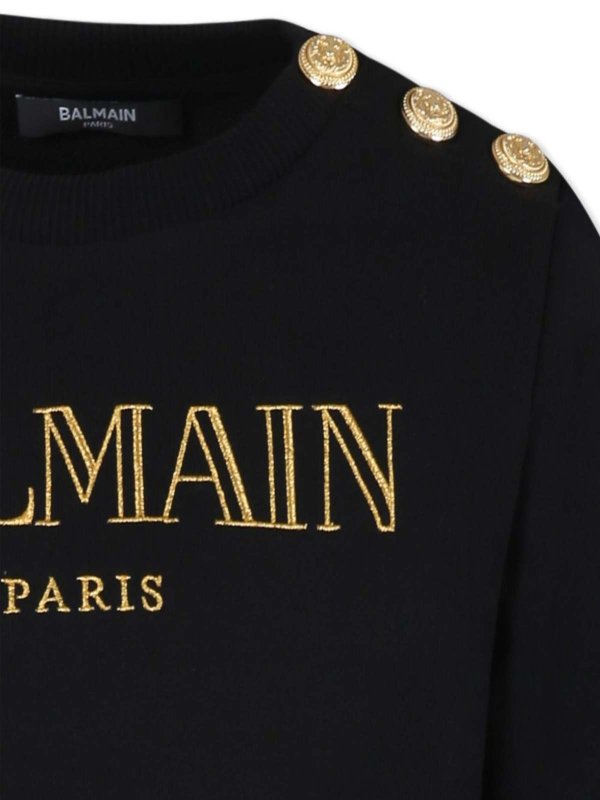 The Best Shops Balmain: スウェット＆セーター - スウェットシャツ/セーター - 黒
