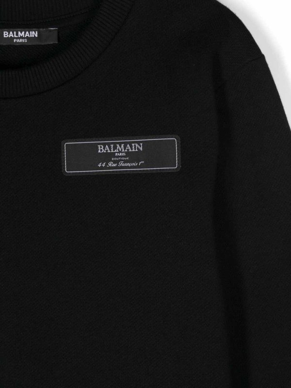 The Best Shops Balmain: スウェット＆セーター - スウェットシャツ/セーター - 黒