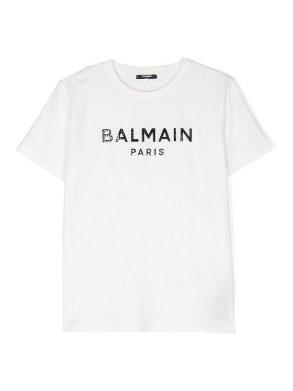 Balmain: Tシャツ - Tシャツ - 白