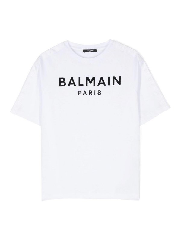 Balmain: Camisetas - Camiseta - Blanco