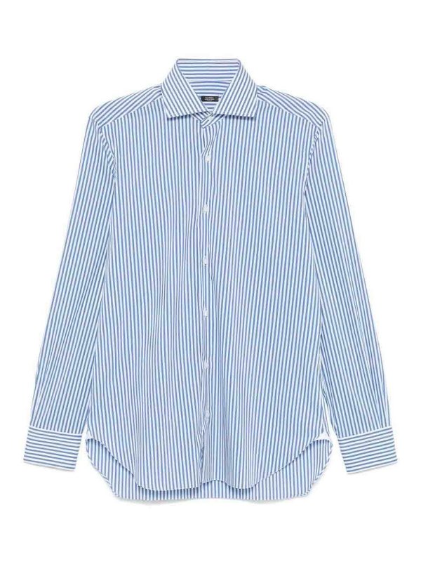 BARBA: Chemises - Chemise - Bleu Clair