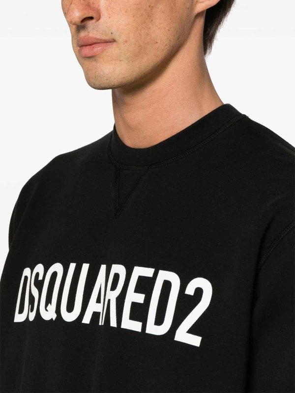 The Best Shops DSQUARED2: Sudaderas y suéteres - Sudadera - Negro