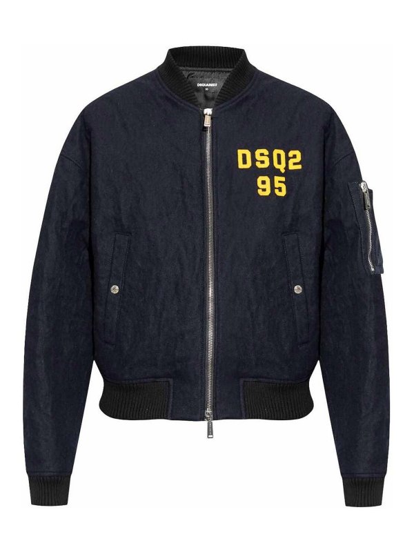 DSQUARED2: Chaquetas casual - Chaqueta Casual - Azul