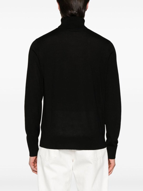 The Best Shops DSQUARED2: Cuellos altos y polos - Suéter Con Cuello Alto - Negro
