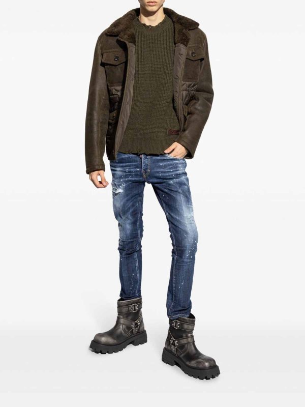Suéter Cuello Redondo - Verde shop online: DSQUARED2