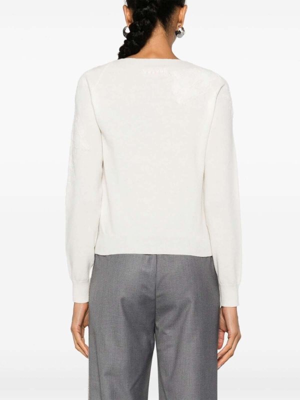 ERMANNO FIRENZE buy online Suéter Con Escote Barco - Crema