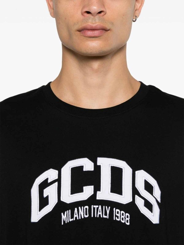 GCDS: Camisetas online - Camiseta - Negro