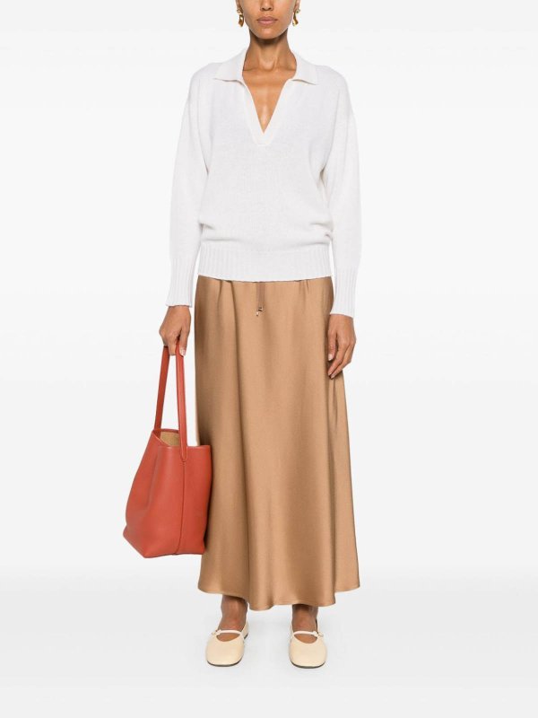 HERNO: ニーレングススカート＆ミディ丈 online - 膝丈/ミディスカート - キャメル