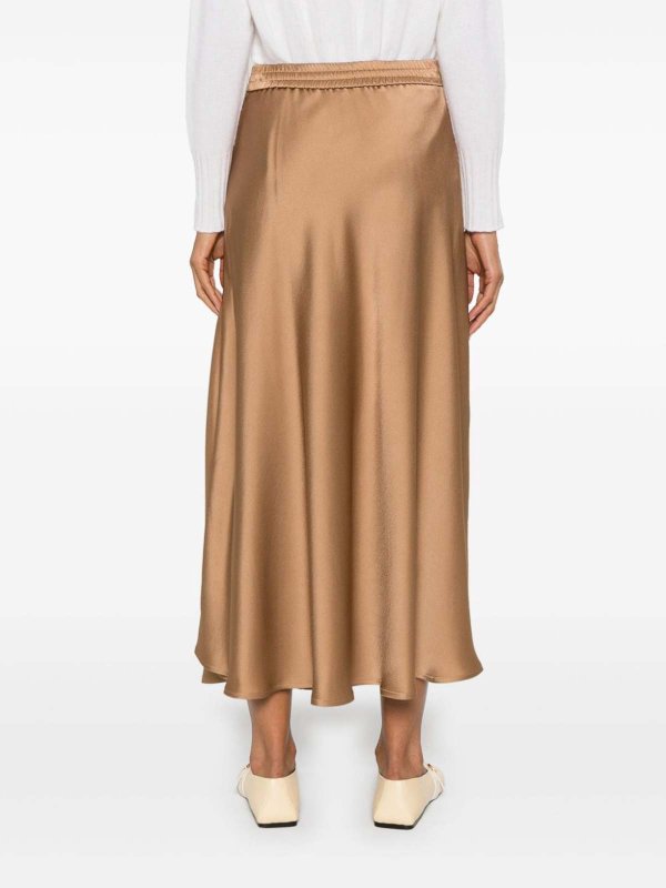 The Best Shops HERNO: ニーレングススカート＆ミディ丈 - 膝丈/ミディスカート - キャメル