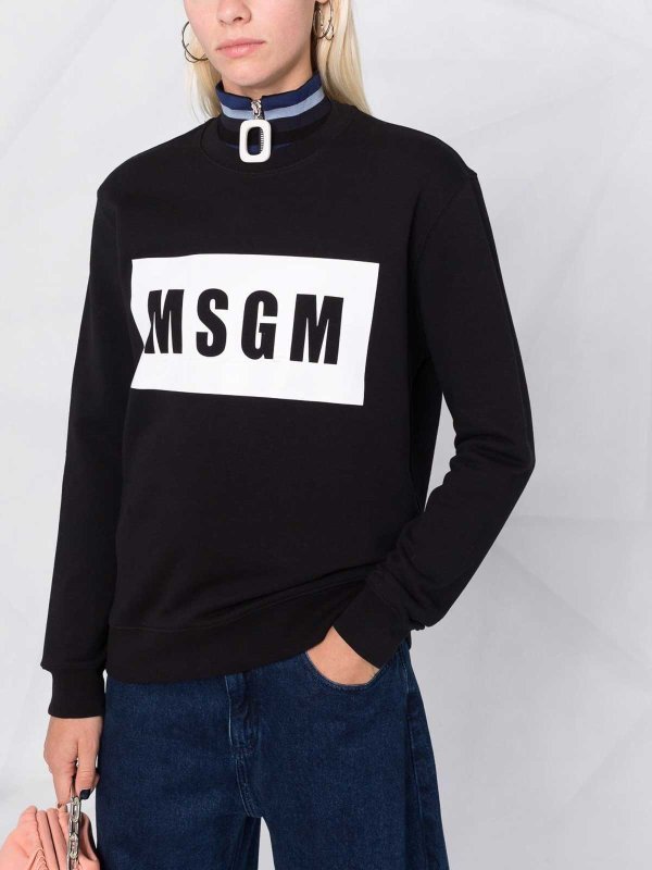 m.s.g.m.: Sudaderas y suéteres online - Sudadera - Negro