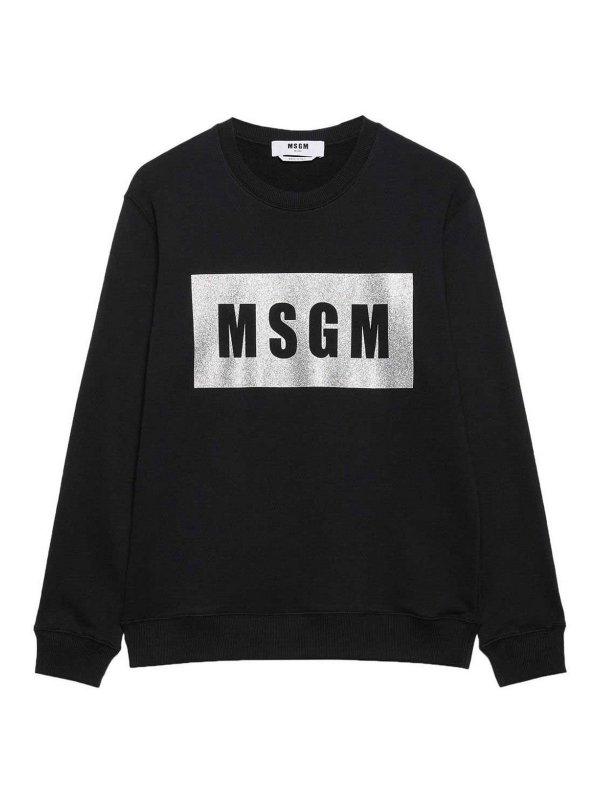 m.s.g.m.: Sweatshirts & Pulls - Sweat-Shirts - Noir