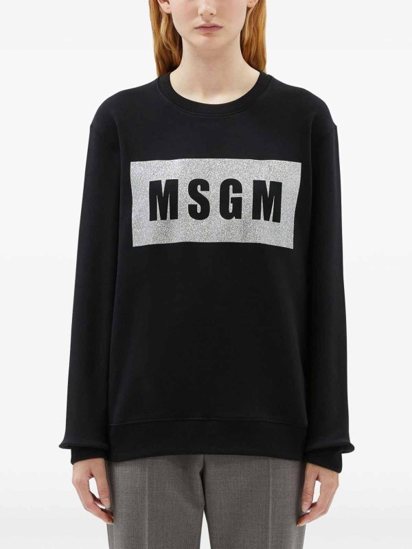 The Best Shops m.s.g.m.: Sweatshirts & Pulls - Sweat-Shirts - Noir