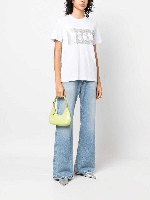 The Best Shops m.s.g.m.: T-shirts - T-Shirt - Blanc