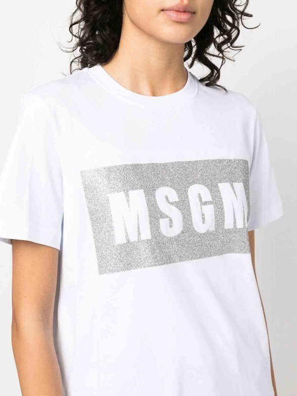 m.s.g.m. buy online T-Shirt - Blanc
