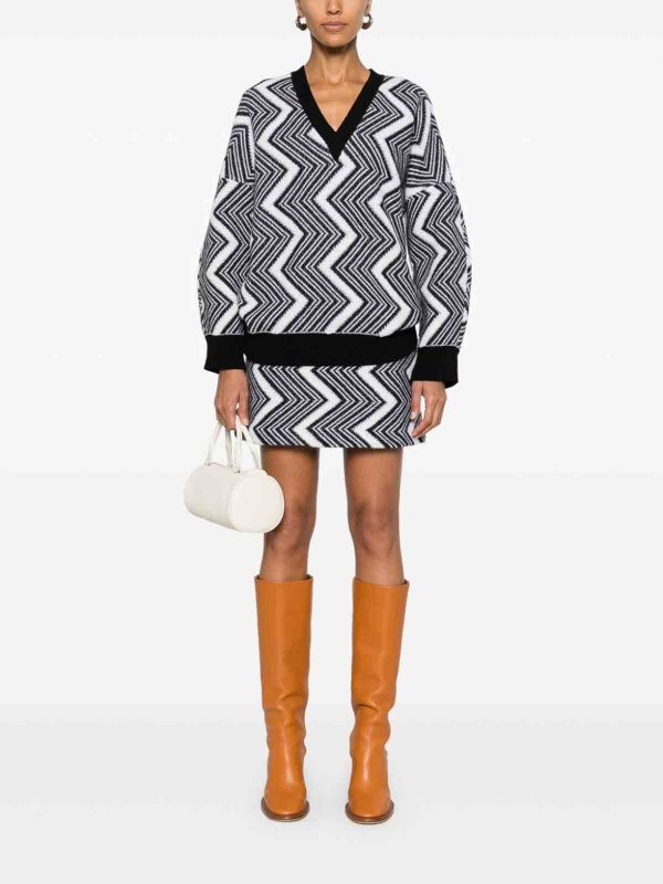 MISSONI: Mini jupes online - Mini Jupe - Blanc