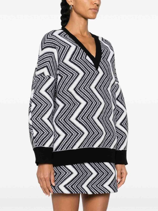 MISSONI: Pull col rond online - Pull Col Rond - Blanc