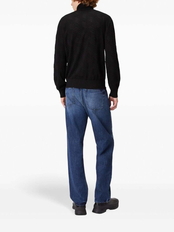 MISSONI: Strickpullover mit Rundhalsausschnitt online - Rundhalspullover - Schwarz