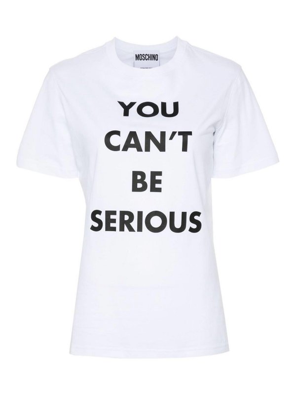 MOSCHINO: Camisetas - Camiseta - Negro