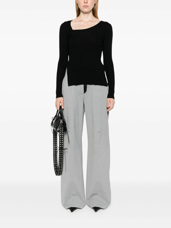 The Best Shops P.A.R.O.S.H.: ボートネック - ボートネック - 黒